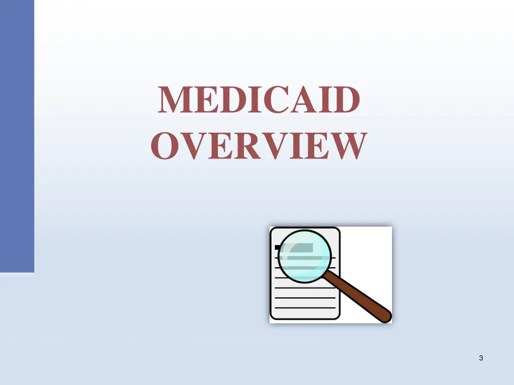 medicaid overview