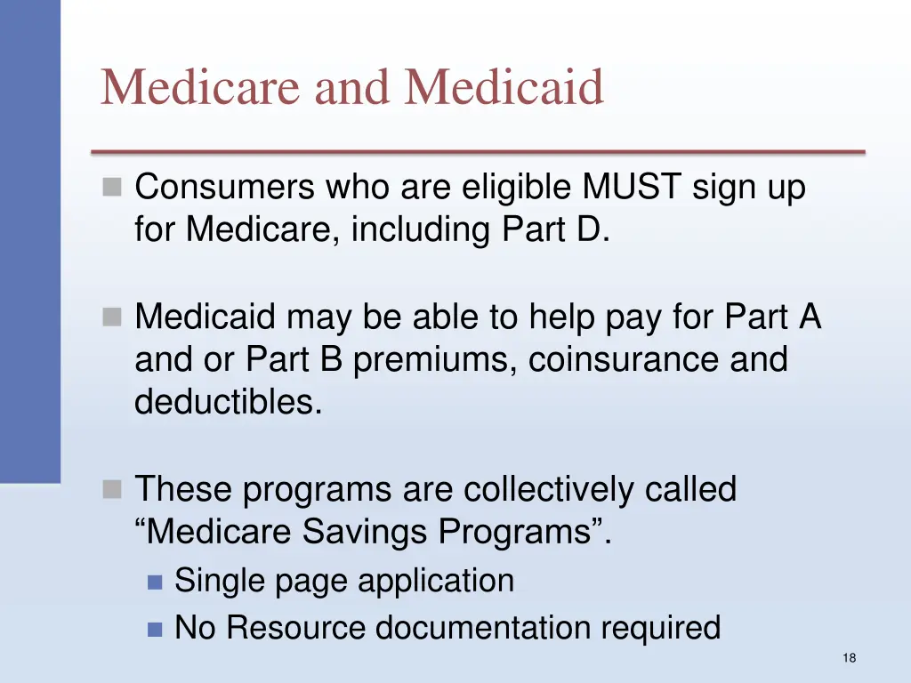 medicare and medicaid