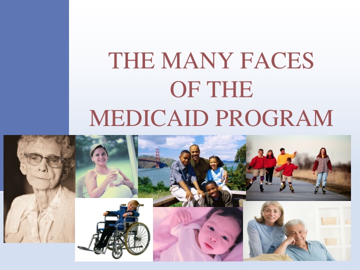 the many faces of the medicaid program