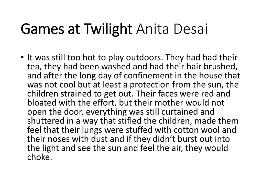 games at twilight games at twilight anita desai