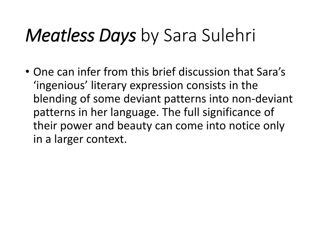 meatless days meatless days by sara sulehri 4