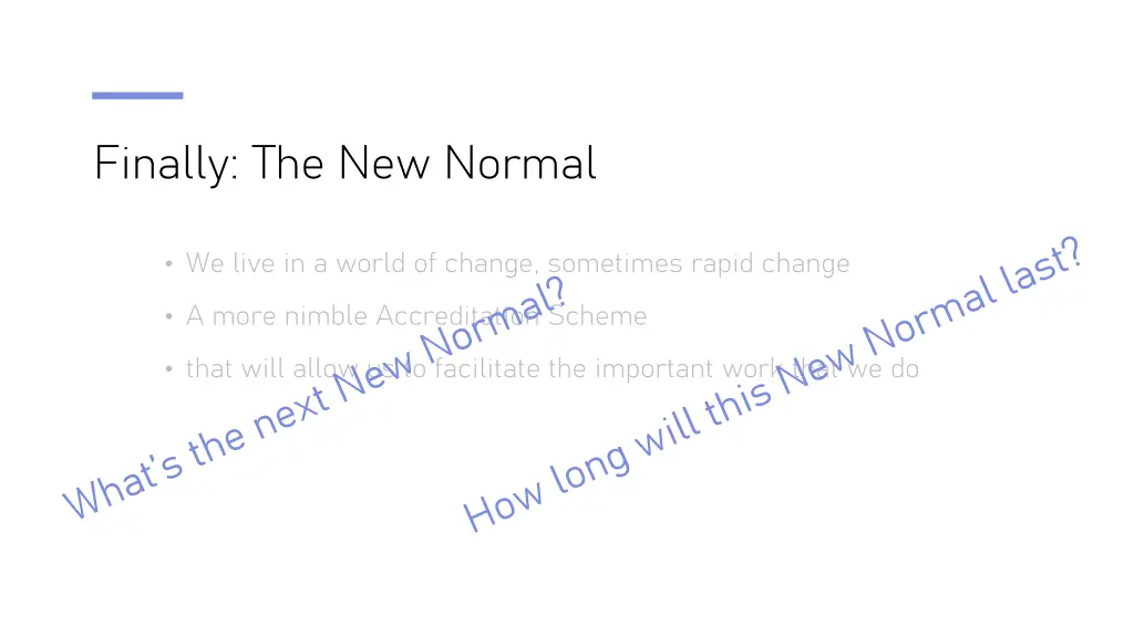 finally the new normal 1