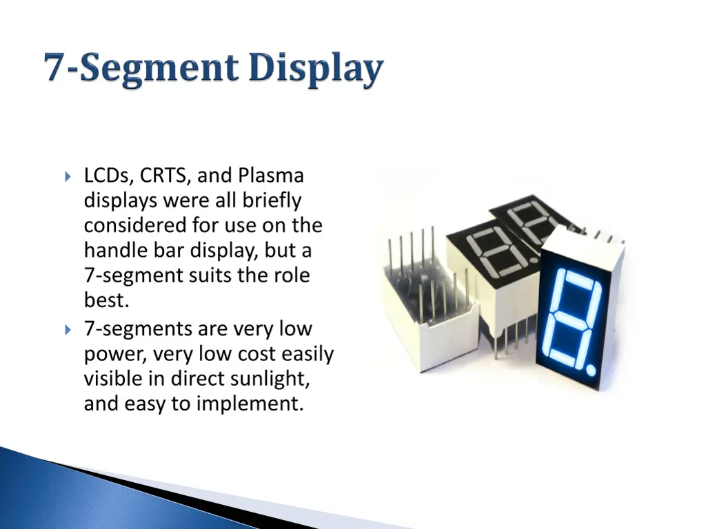 lcds crts and plasma displays were all briefly