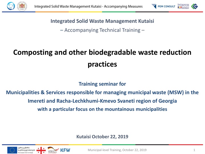 integrated solid waste management kutaisi