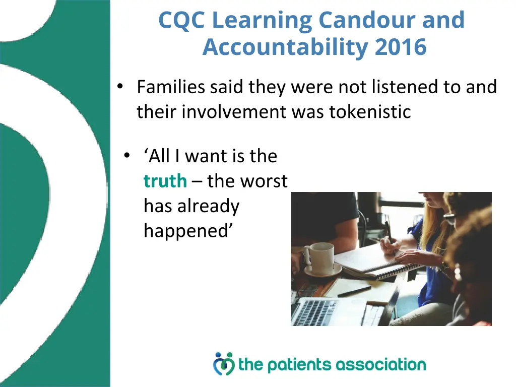 cqc learning candour and accountability 2016