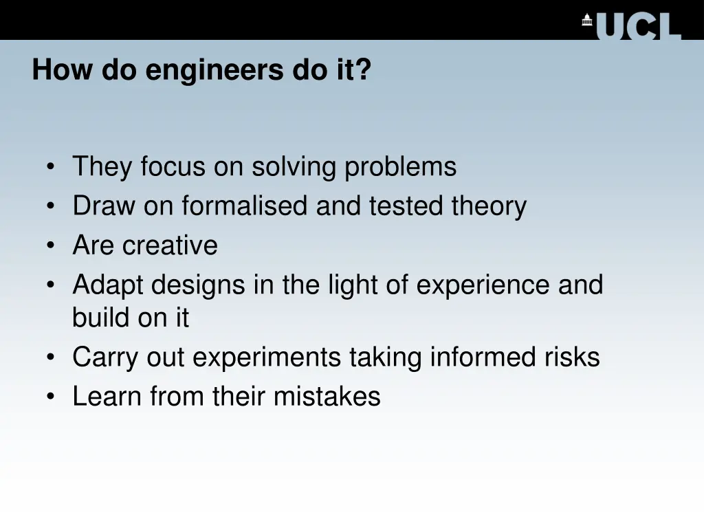 how do engineers do it