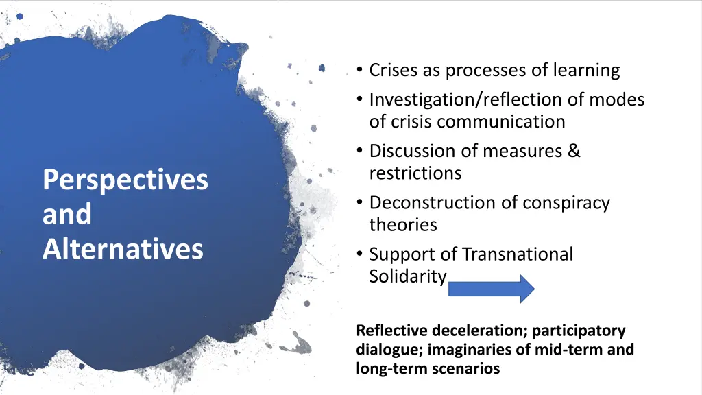 crises as processes of learning investigation