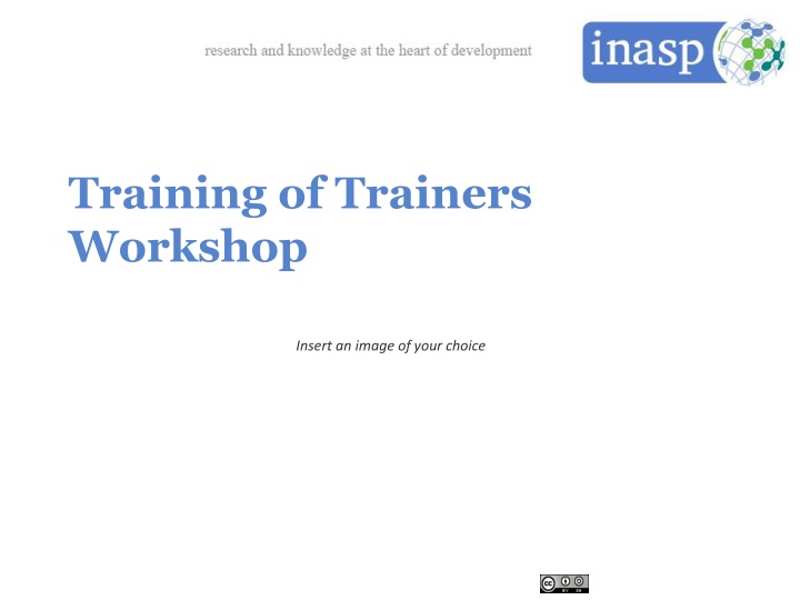 training of trainers workshop