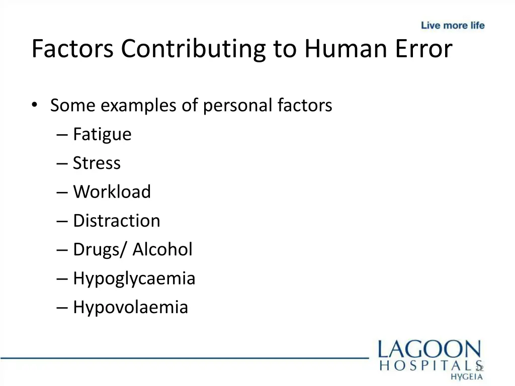 factors contributing to human error 1