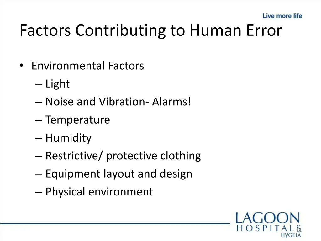 factors contributing to human error