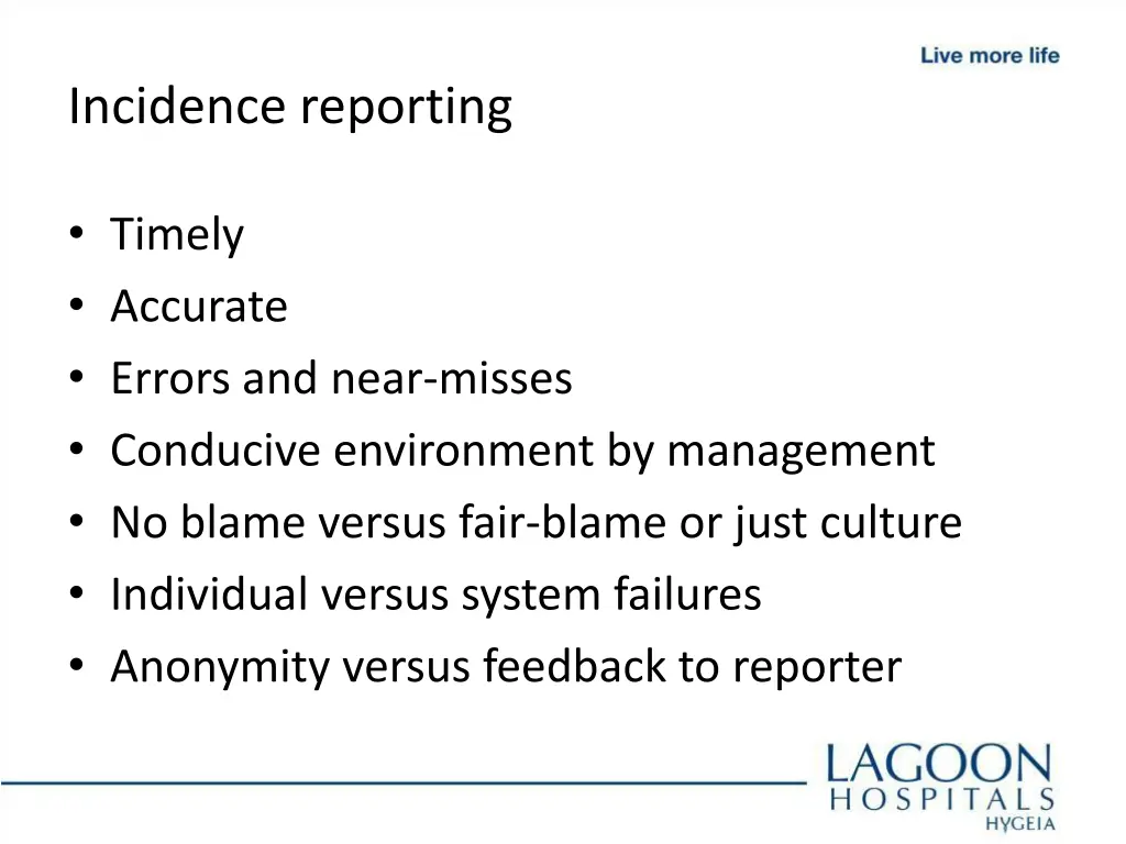 incidence reporting 1