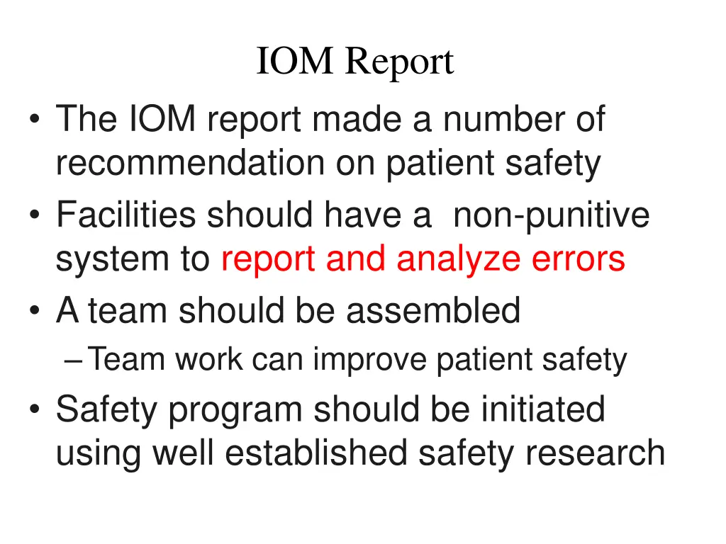 iom report