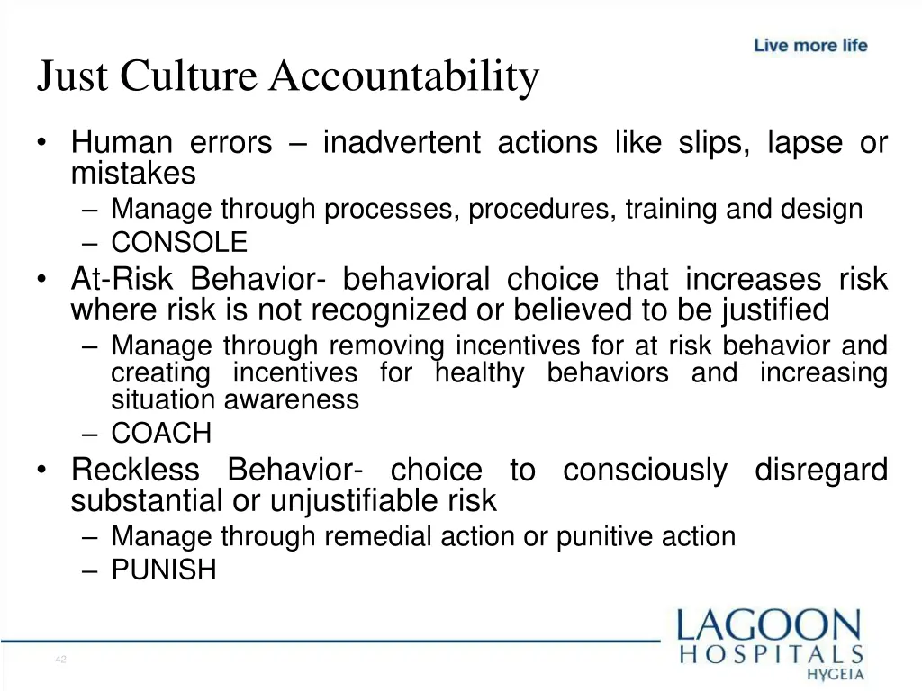 just culture accountability