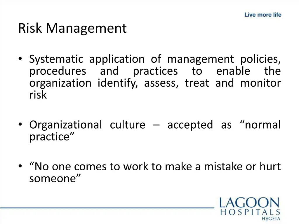 risk management