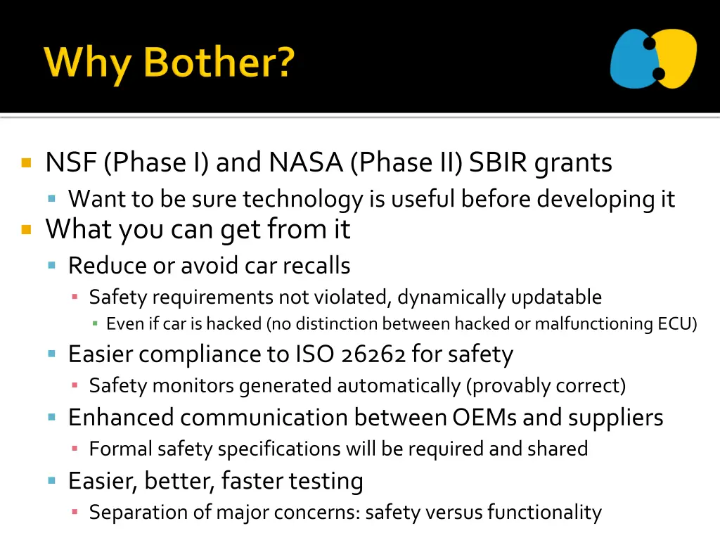 nsf phase i and nasa phase ii sbir grants want