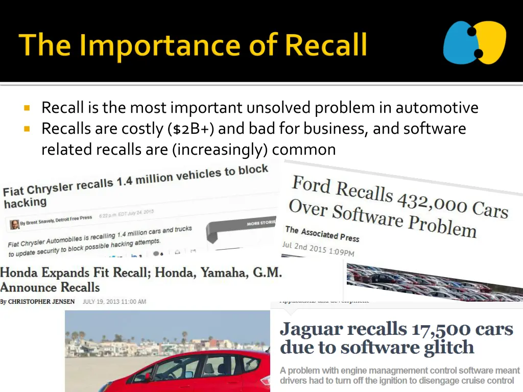 recall is the most important unsolved problem