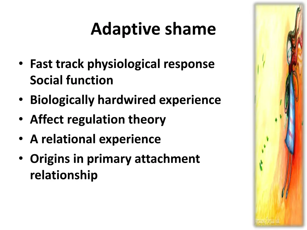 adaptive shame