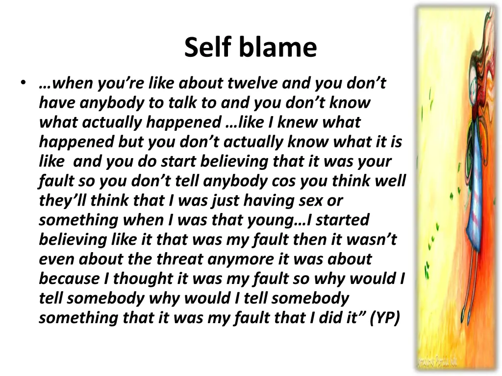 self blame 1