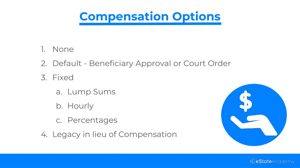 compensation options