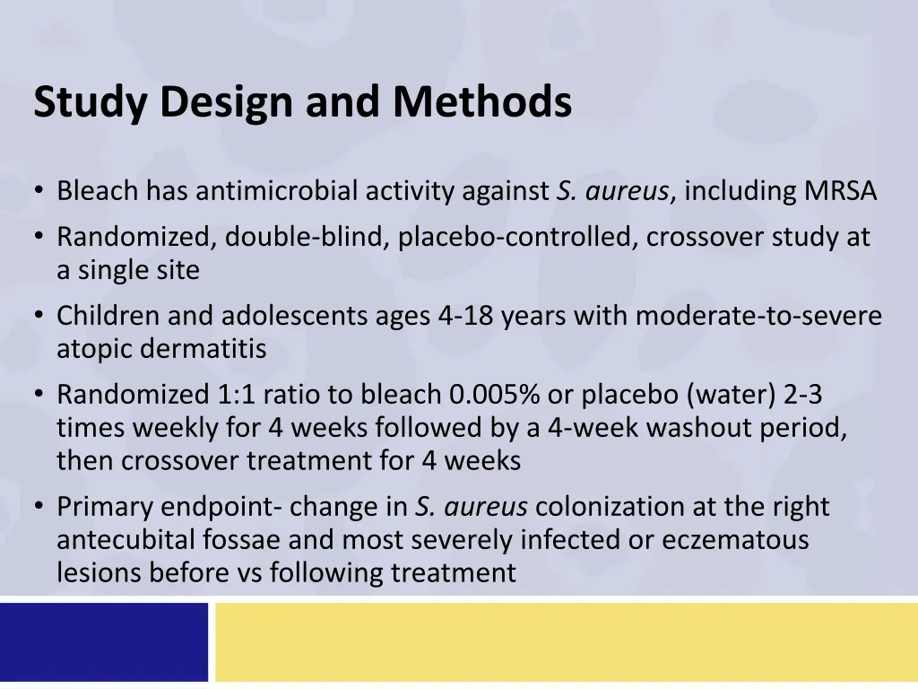 study design and methods 2