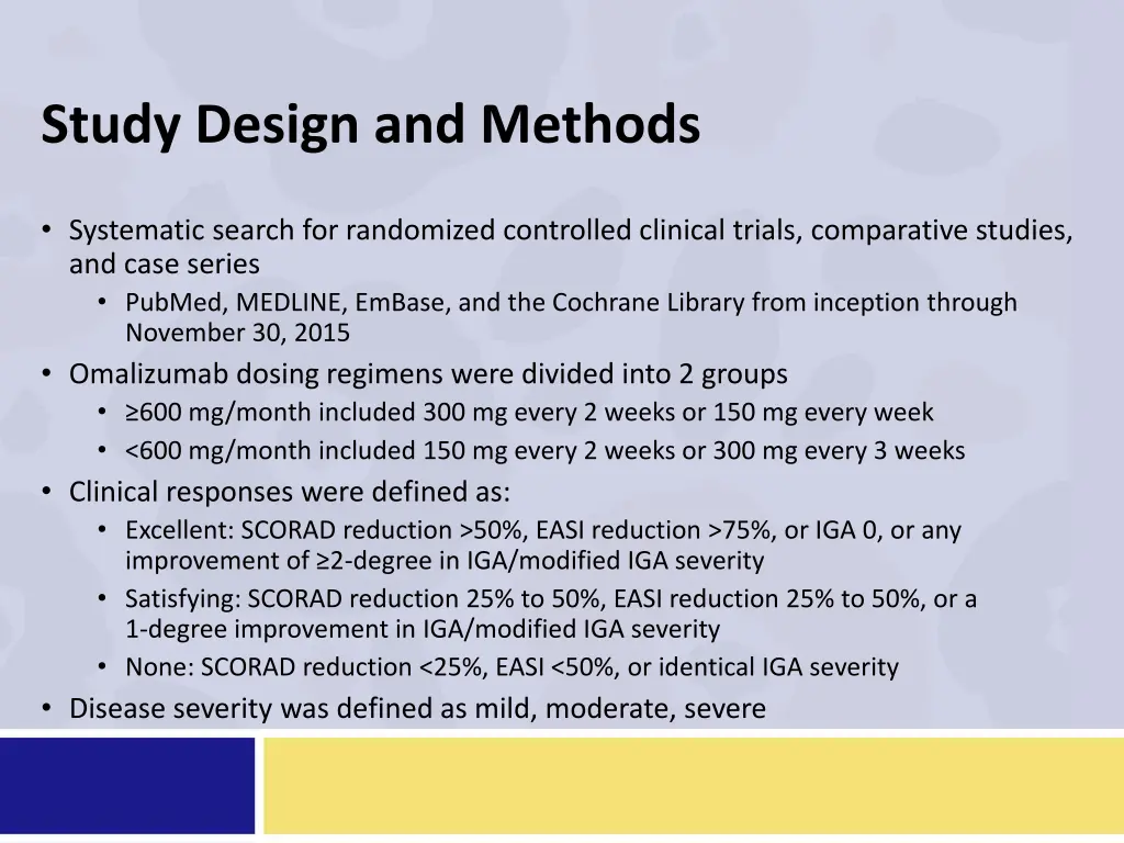 study design and methods 5