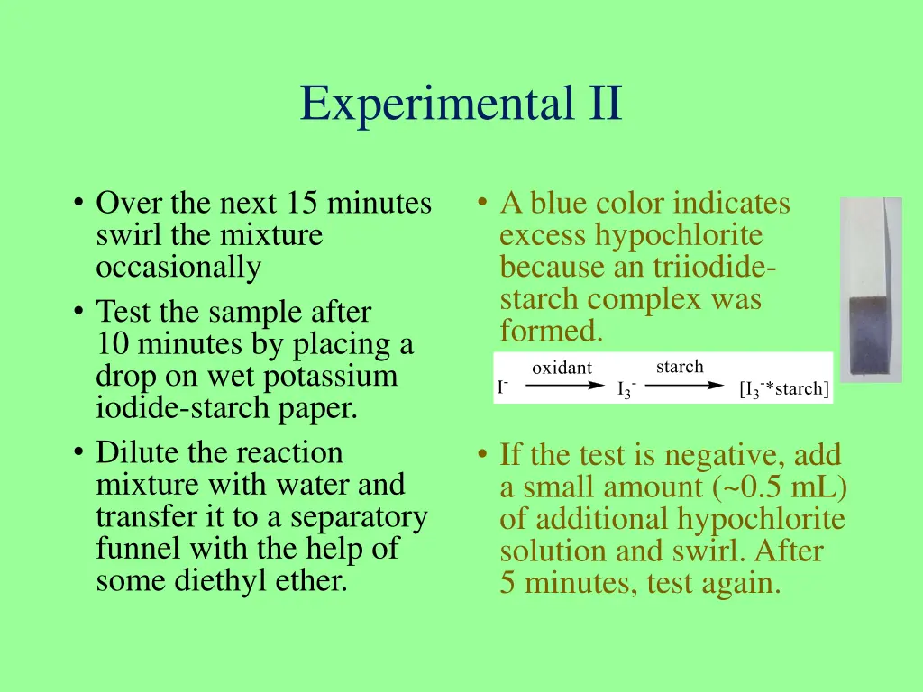 experimental ii