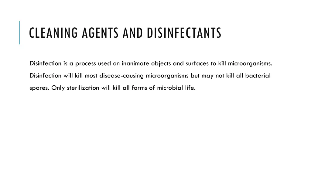 cleaning agents and disinfectants 1