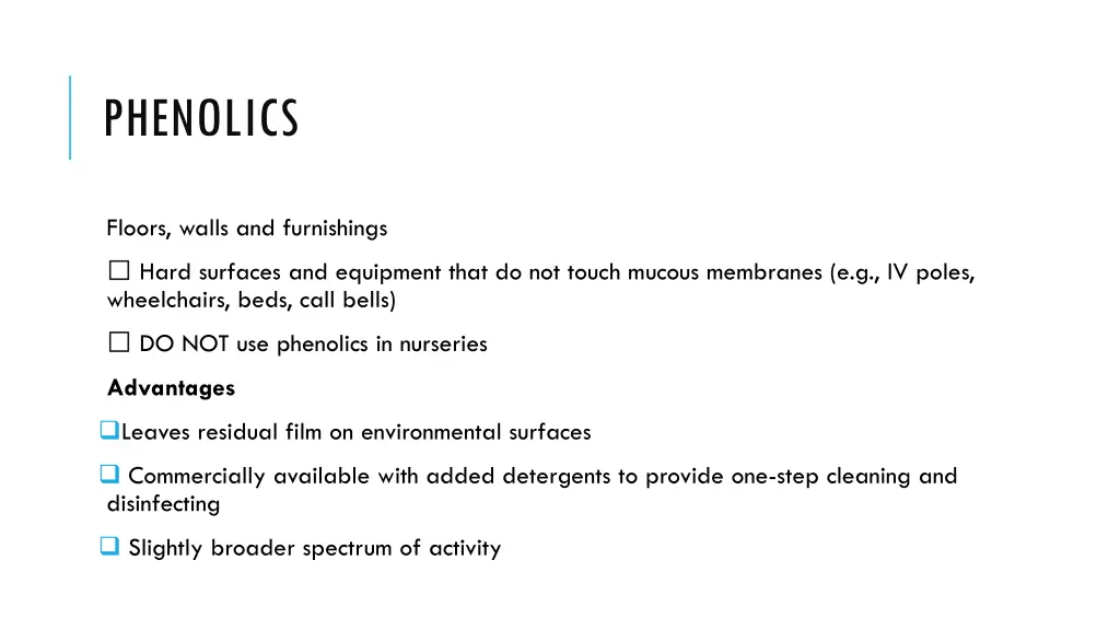 phenolics