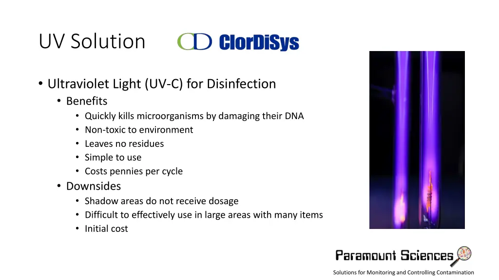 uv solution