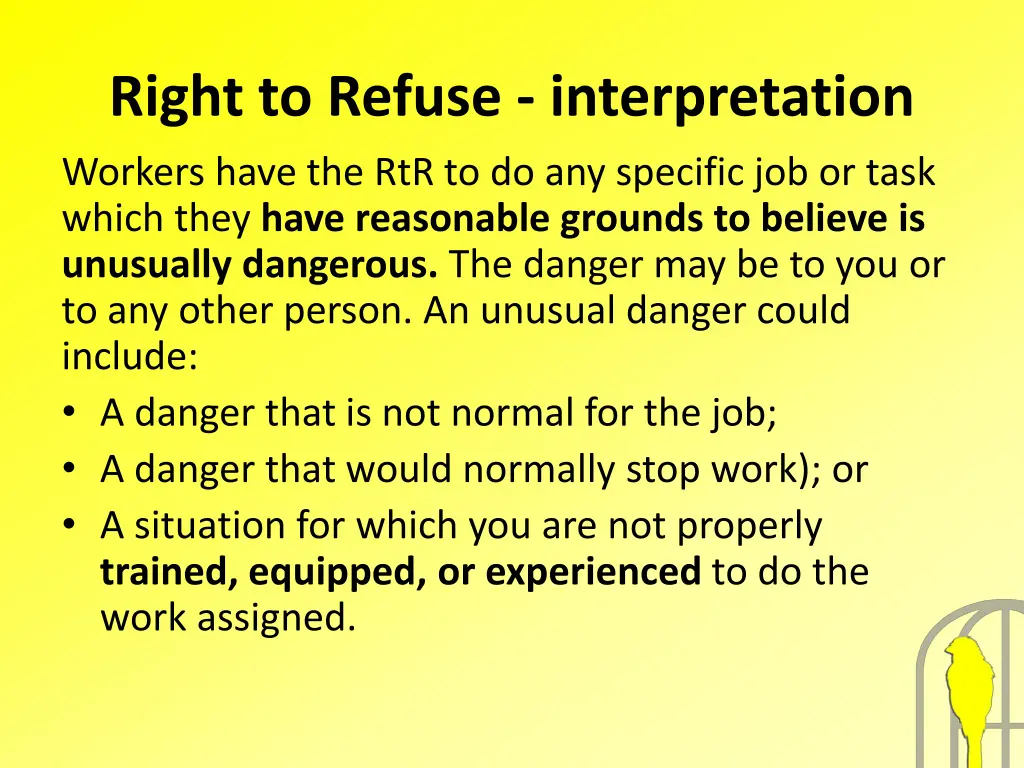 right to refuse interpretation