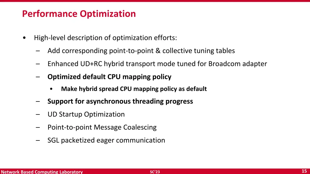 performance optimization 1