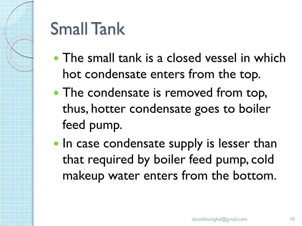 small tank