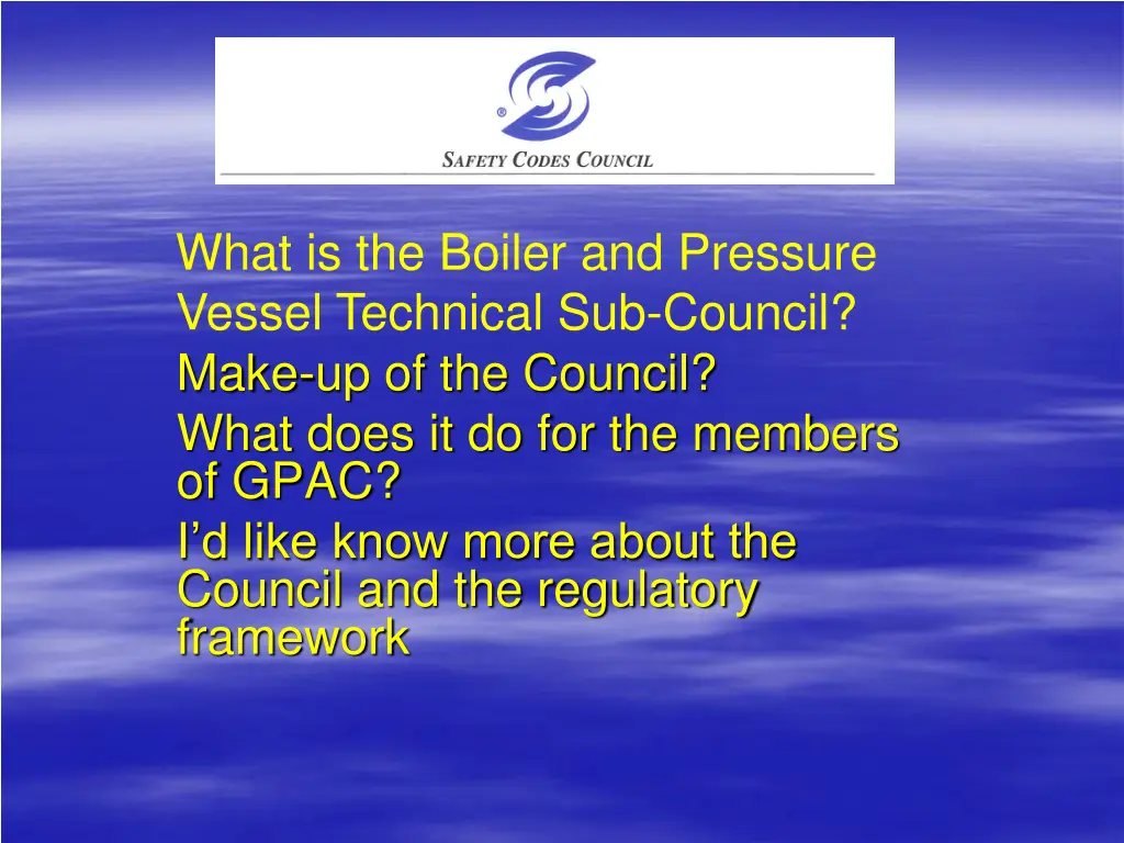 what is the boiler and pressure vessel technical 1