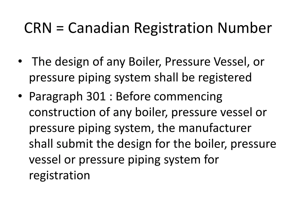 crn canadian registration number