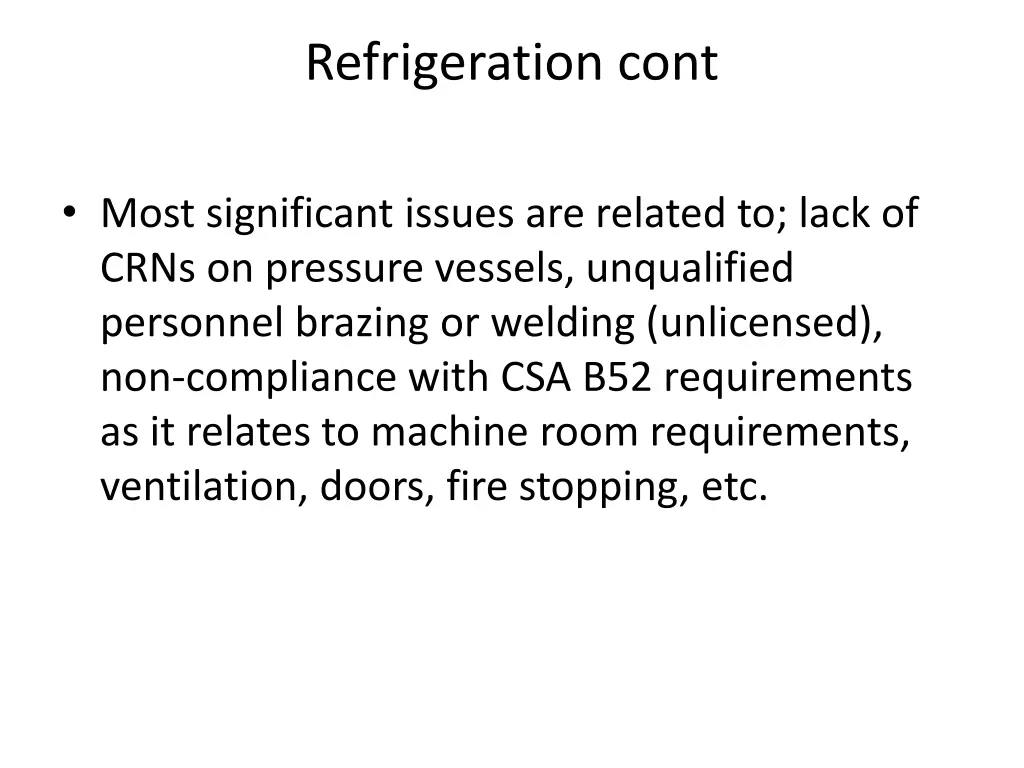 refrigeration cont 2