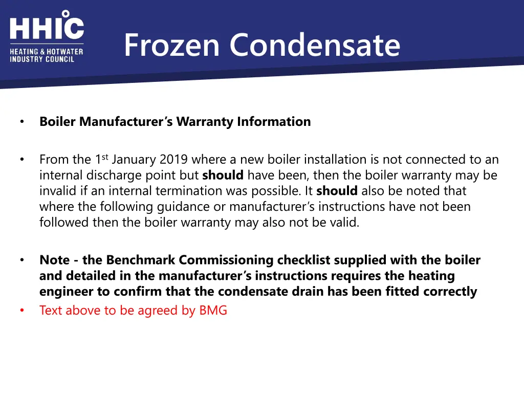 frozen condensate