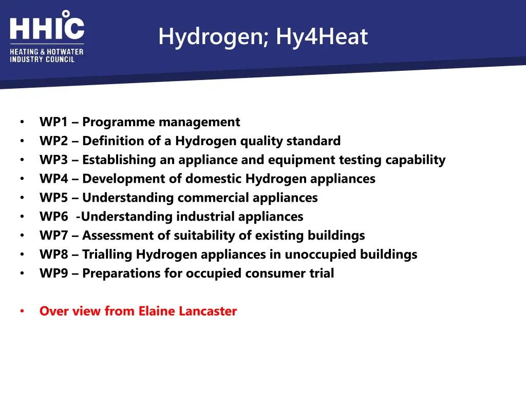 hydrogen hy4heat