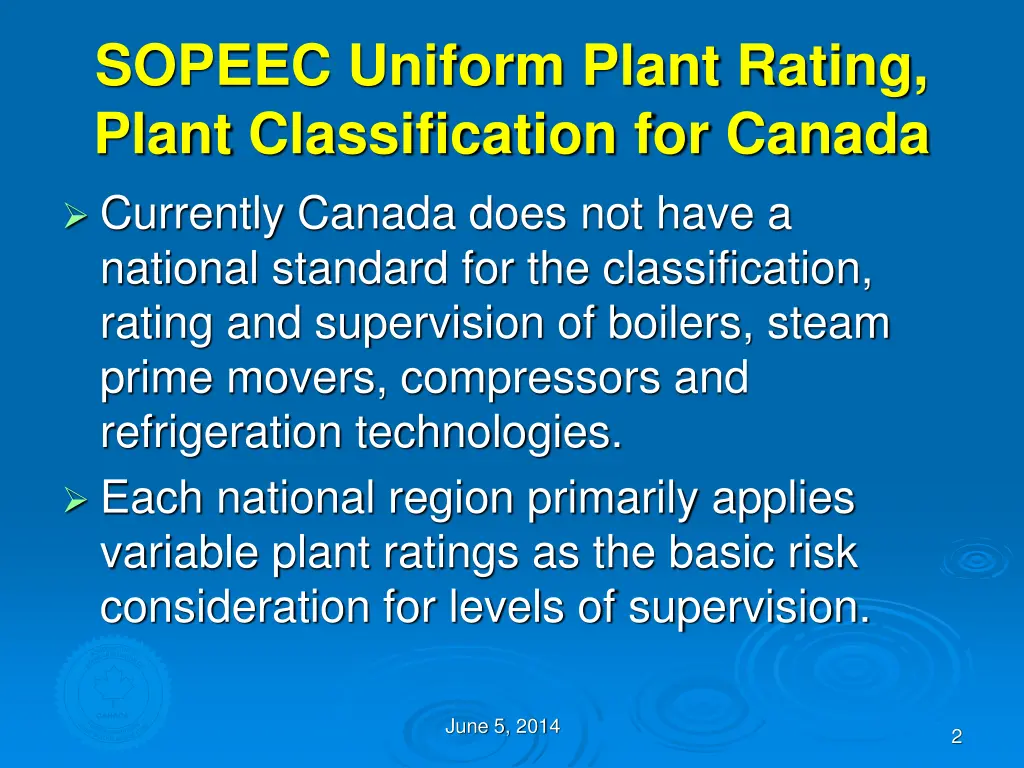 sopeec uniform plant rating plant classification