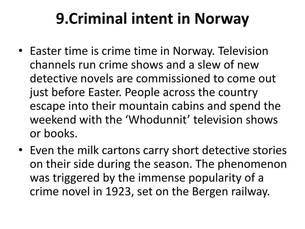 9 criminal intent in norway