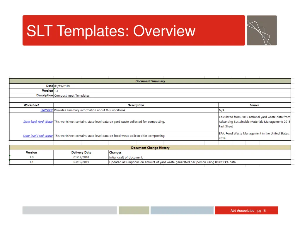 slt templates overview 1