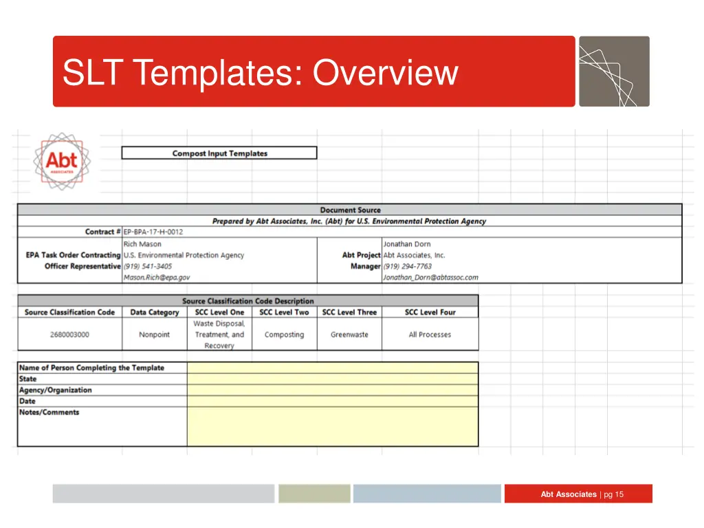 slt templates overview