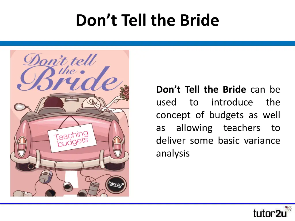 don t tell the bride