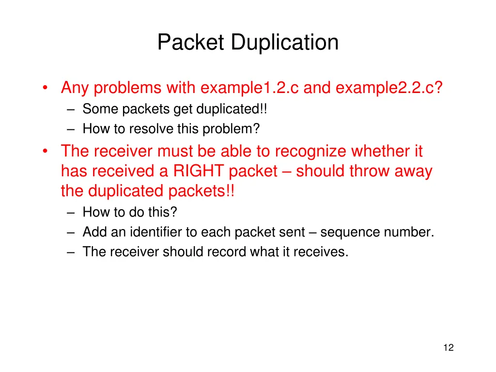 packet duplication