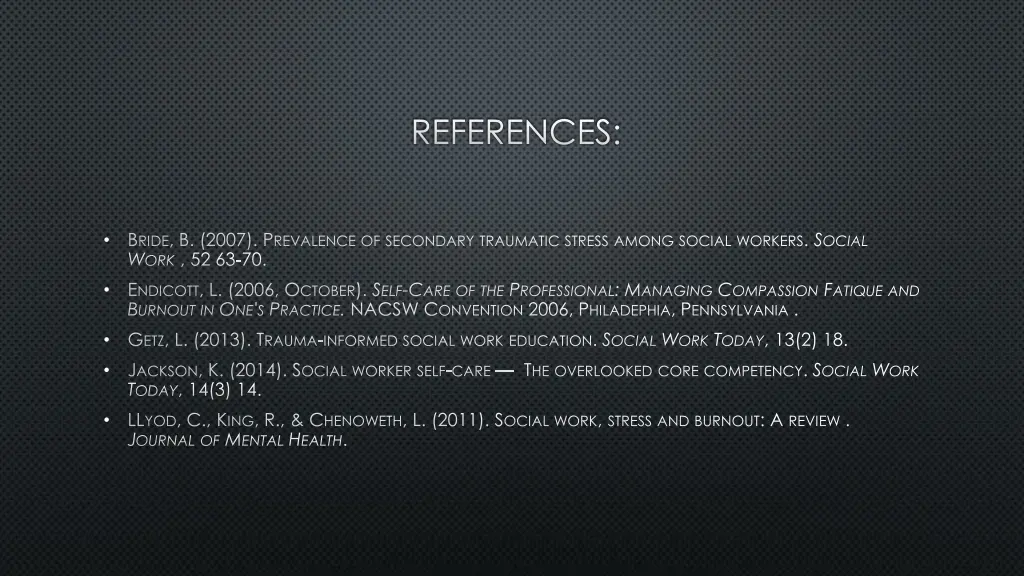 references