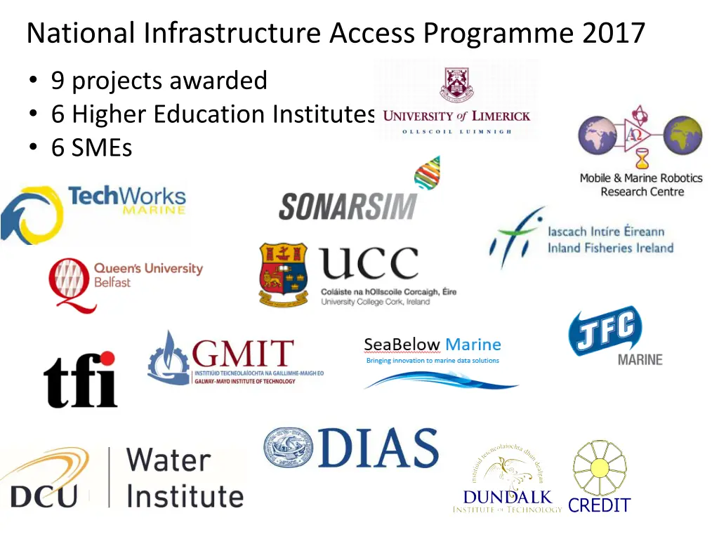 national infrastructure access programme 2017