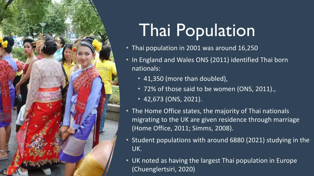 thai population thai population in 2001