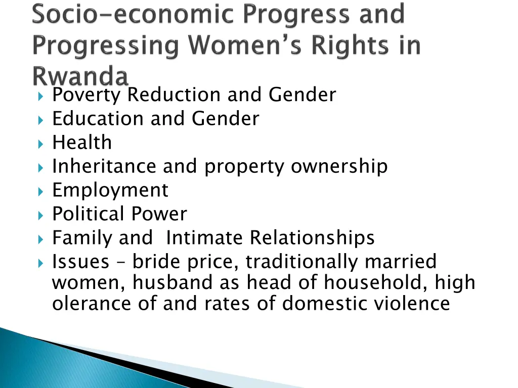 poverty reduction and gender education and gender