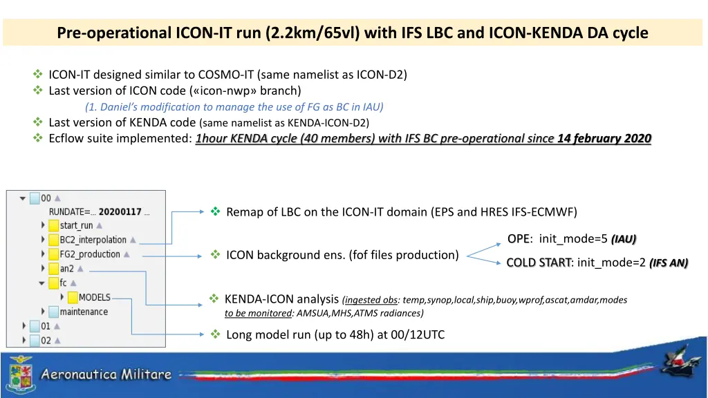 pre operational icon it run 2 2km 65vl with