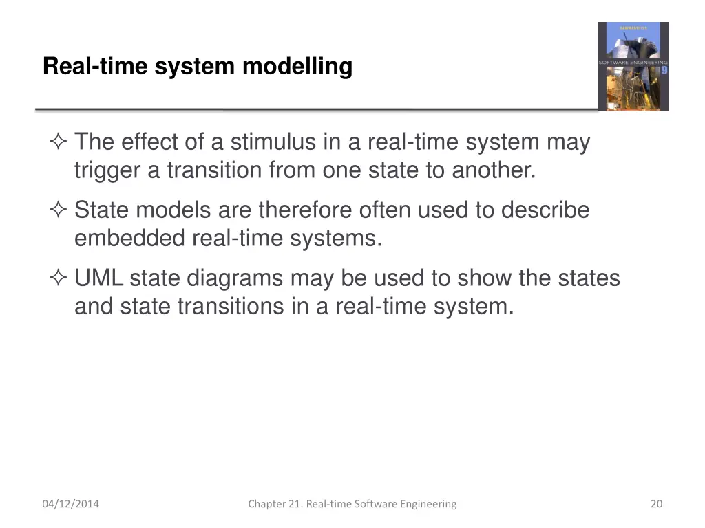 real time system modelling