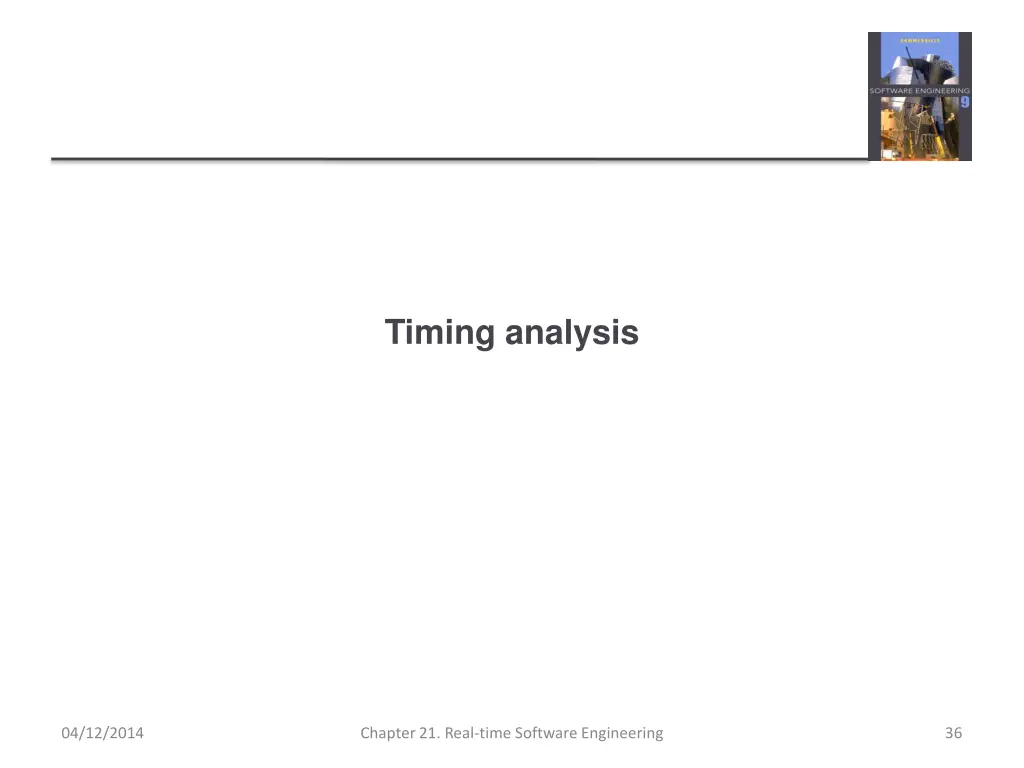 timing analysis